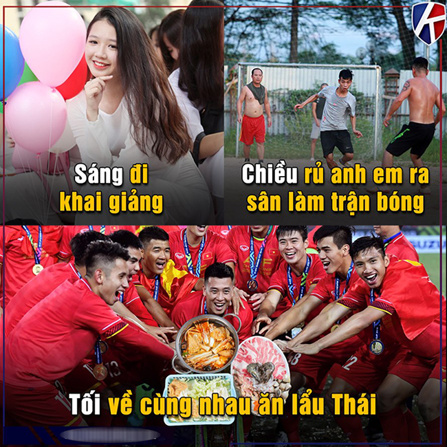 Dân mạng đua nhau chế ảnh trước trận đại chiến giữa Việt Nam và Thái Lan.