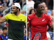 Thể thao - Video tennis Berrettini - Monfils: &quot;Mưa&quot; break dồn dập, 5 set siêu kịch tính (Tứ kết US Open)