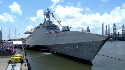 Chiến hạm&nbsp;USS Gabrielle Giffords. (Ảnh: Hải quân Mỹ)