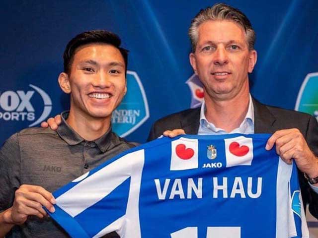 Văn Hậu ra mắt&nbsp;Heerenveen