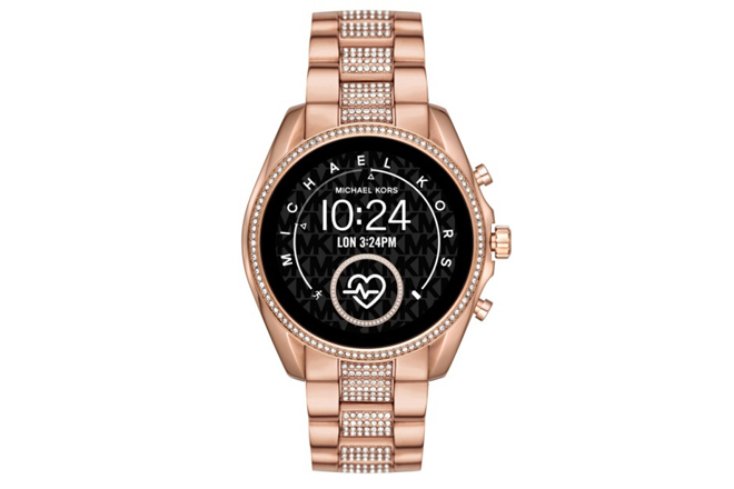 Đồng hồ Michael Kors cũng hỗ trợ đo nhịp tim.