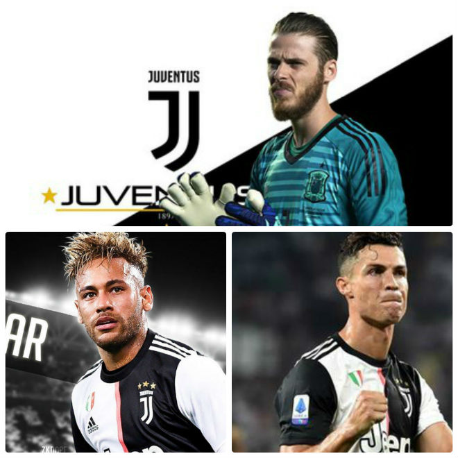 Juventus tính "cuỗm" De Gea từ MU miễn phí, cùng Neymar và Ronaldo tạo nên "dải ngân hà" chinh phục châu Âu
