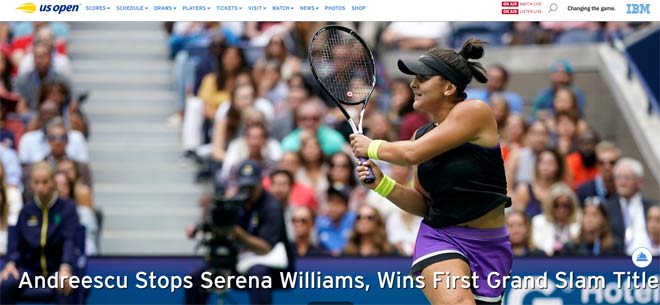 Sao Mai 19 tuổi hạ Serena vô địch US Open: Báo chí choáng với mỹ nhân Canada - 3