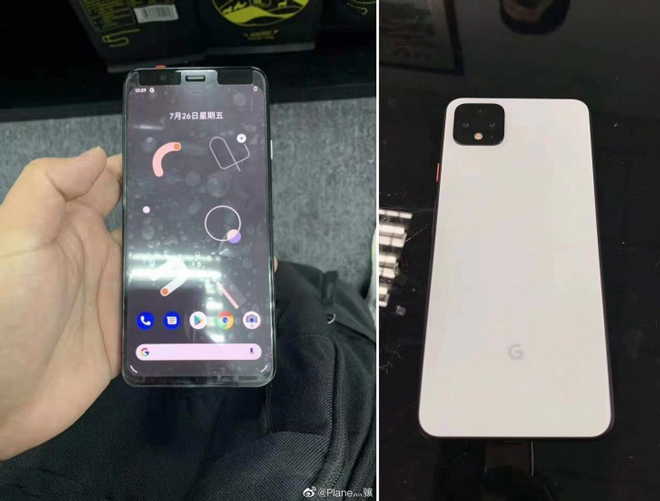 Pixel 4 (trái) và Pixel 4 XL (phải).