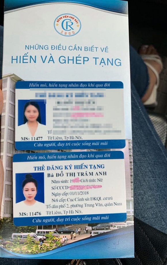 Hot girl Trâm Anh bất ngờ chia sẻ ảnh đi đăng ký hiến tạng - 1