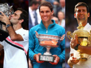 Thể thao - Federer bá chủ Grand Slam: Số 1 nguy cơ về 3 sau Nadal, Djokovic khi nào?