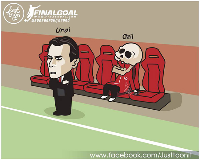 Tình cảnh của Ozil ở Arsenal dưới thời HLV Unai Emery.