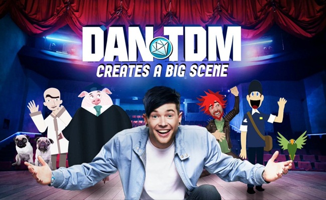 DanTM là kênh của Daniel Middleton kiếm được 1487,74 USD/phút (~34,5 triệu đồng/phút). Năm 2018, anh kiếm được 18,5 triệu USD. DanTDM nổi tiếng nhờ nội dung clip tập trung vào game Minecraft và còn mở rộng sang đánh giá các game khác hằng ngày.