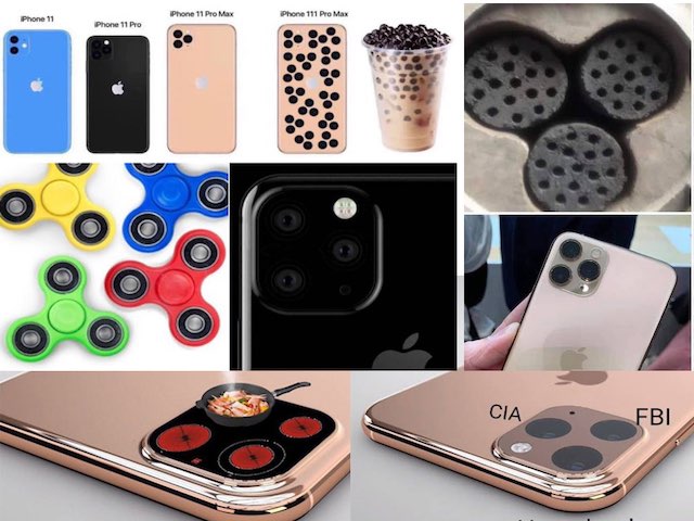 Nhìn cụm camera sau của iPhone 11 Pro, dân mạng nghĩ tới điều gì?