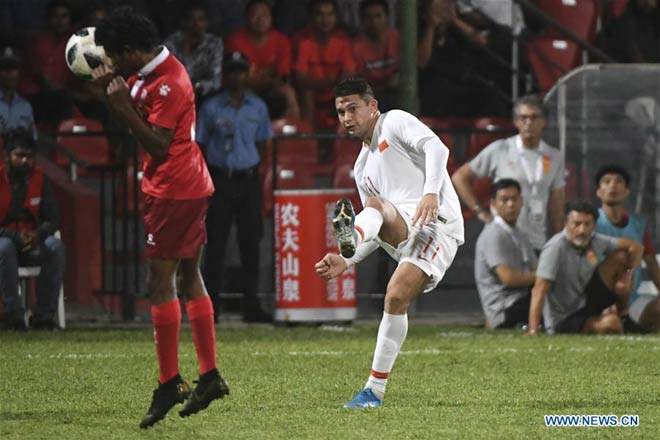 ĐT Trung Quốc thắng đối thủ yếu Maldives nhờ sao nhập tịch
