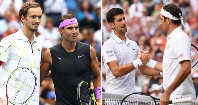 
Chung kết US Open và Wimbledon 2019 đều trải qua 5 set nghẹt thở