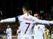 Bóng đá - Ronaldo lập poker cho Bồ Đào Nha: CR7 vĩ đại nhất châu Âu, Messi &quot;hít khói&quot;