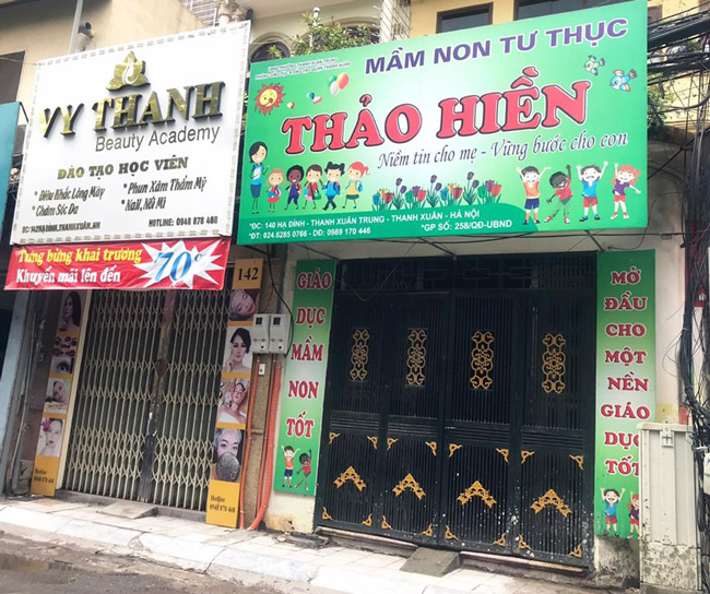 Các hàng quán, trường mầm non tư thục đóng cửa im ỉm