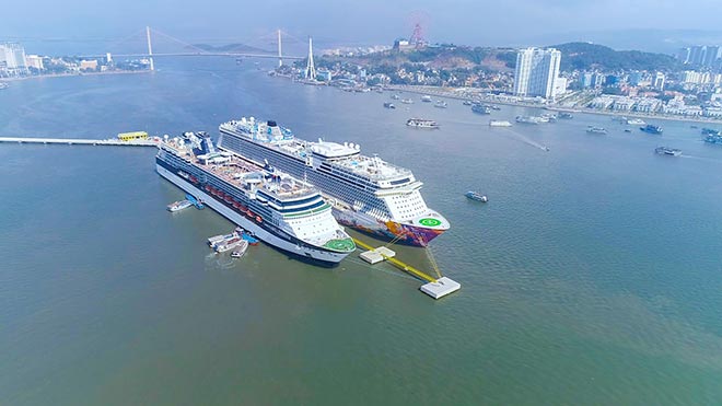 Cảng tàu khách quốc tế Hạ Long đã đón 32 chuyến tàu quốc tế từ đầu năm 2019.