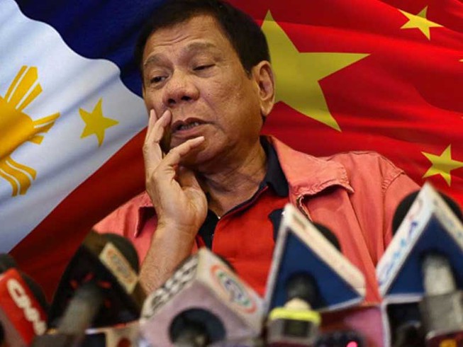 Tổng thống Duterte cần tỉnh táo trong việc khai thác chung với Trung Quốc. Ảnh: YOUTUBE