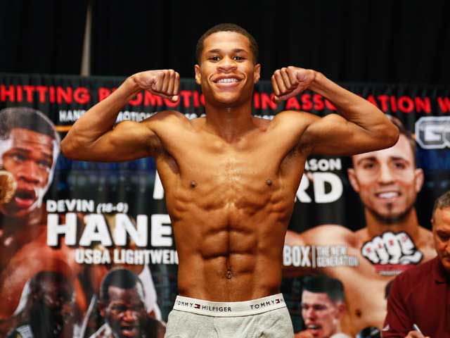 Devin Haney với phong thái tự tin