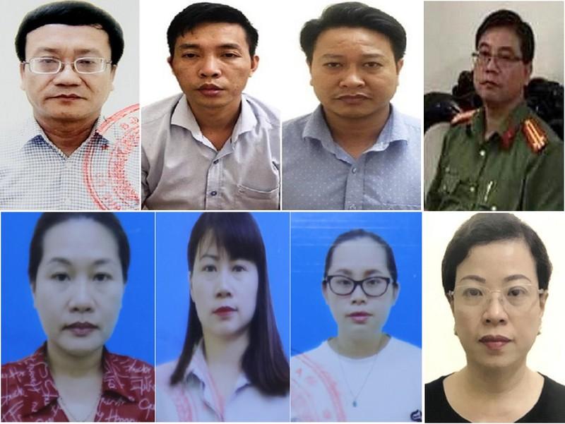 8 trong số 15 bị can vụ gian lận điểm thi tại tỉnh Hòa Bình