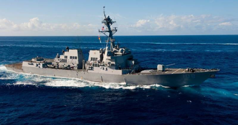 Tàu khu trục USS Wayne E. Meyer vừa tham gia chiến dịch tự do hàng hải mới nhất ở biển Đông Ảnh: Hải quân Mỹ