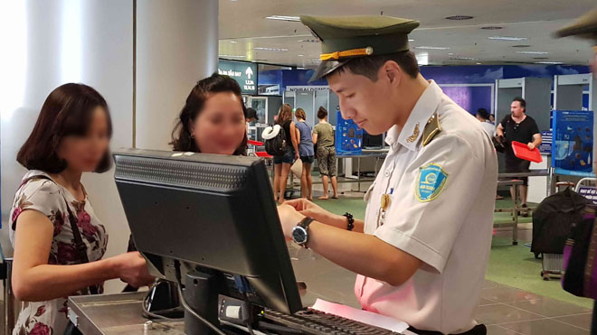 Kiểm tra an ninh hàng không tại Nội Bài - Ảnh minh họa