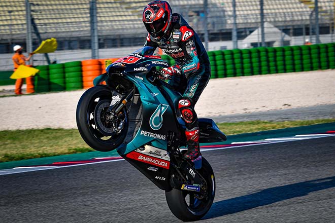 Quartararo giữ phong độ cao dù vừa gặp tai nạn tại Silverstone