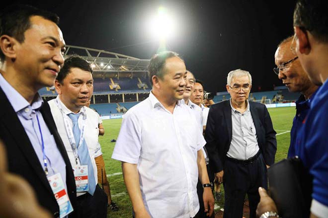 VFF sẽ đàm phán hợp đồng mới với HLV Park Hang-seo nhưng không có điều kiện phải vào chơi trận chung kết Asian Cup 2023. Ảnh: NGỌC DUNG