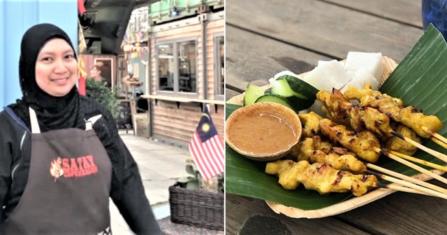 Nói về lý do chọn bán satay, người phụ nữ này cho hay: &#34;Tôi chọn satay vì hương vị của nó có thể được những người ở các chủng tộc và lứa tuổi khác nhau trên thế giới chấp nhận vì thành phần chính là thịt&#34;.