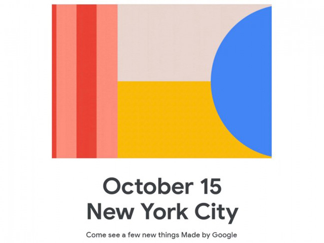 Chính thức: Google sẽ công bố cặp Pixel 4 và Pixel 4 XL vào ngày 15/10