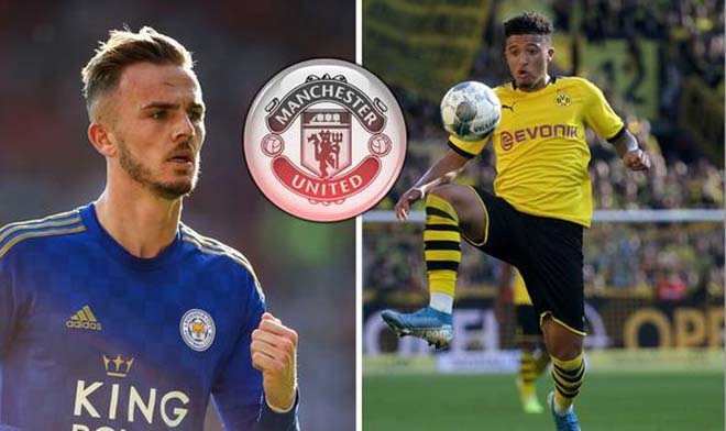 MU đang thâu tóm tuyển thủ anh với James Maddison và Jadon Sancho