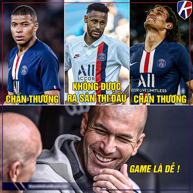 Đấy là PSG còn thiếu các ngôi sao hàng đầu đấy nhé.