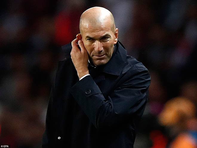 Zidane cũng không thể giúp Real Madrid tìm lại hình ảnh ở cúp C1