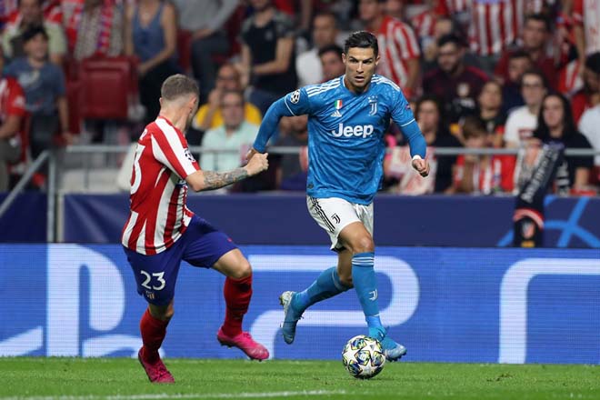 Ronaldo và Juventus gặp nhiều khó khăn trước Atletico