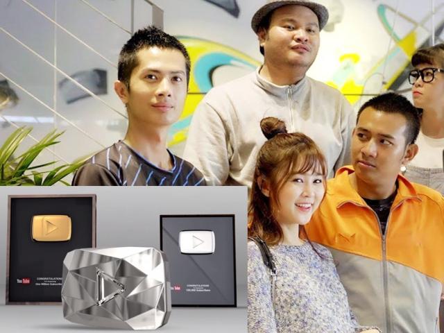 Hình ảnh nút kim cương YouTube đầu tiên của Việt Nam được chủ nhân ”đập hộp”
