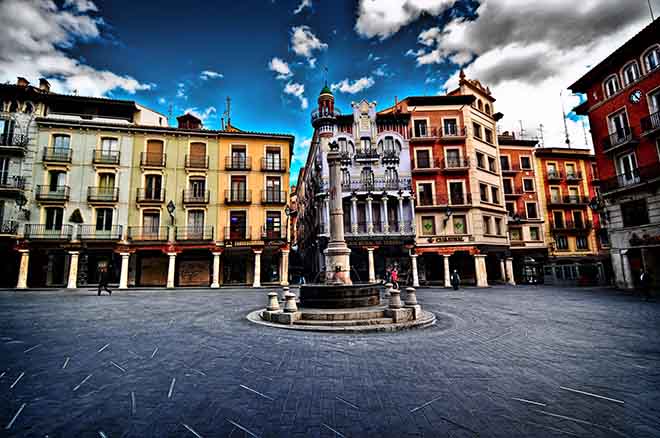 Plaza del Torico từng xuất hiện trên phim tại Teruel