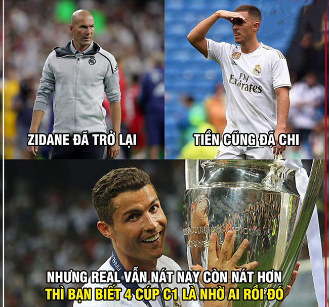 Không thể phủ nhận tầm ảnh hưởng của Ronaldo đến Real là rất lớn.