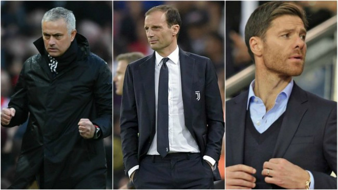 Mourinho, Xabi Alonso và Allegri là những ứng viên thay thế Zidane