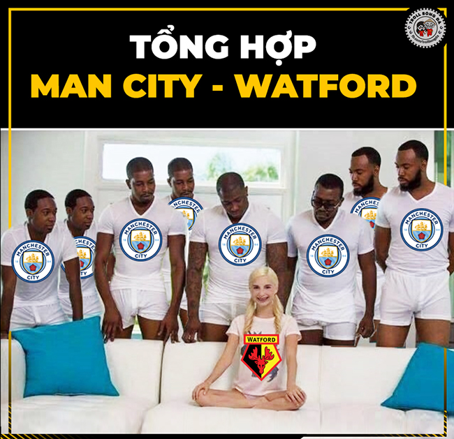 Tổng hợp màn &#34;hủy diệt&#34; của Man City đêm qua.