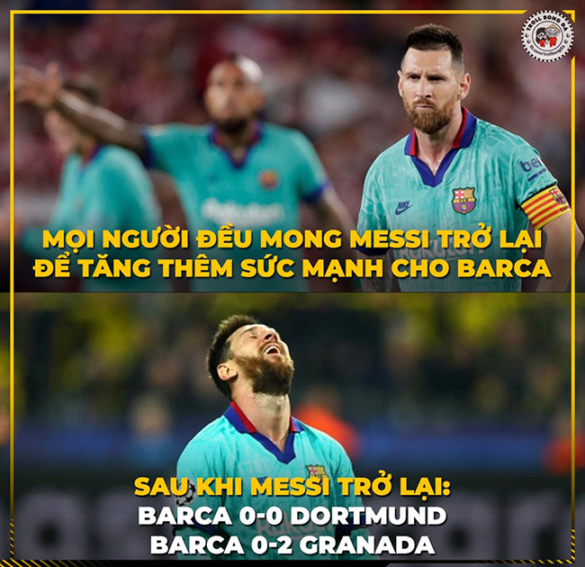 Cứ tưởng có thêm Messi sẽ mạnh hơn, nào ngờ lại thê thảm.