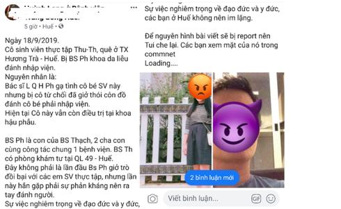 Ảnh chụp màn hình trên Facebook H.L chiều ngày 20/9.