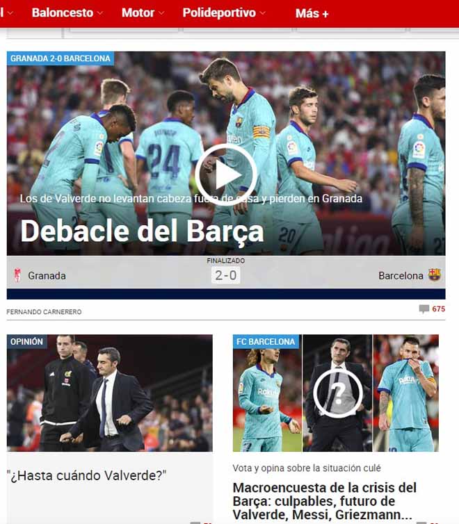 Marca "khóc thuê" cho Barca, và cho cả Real nữa