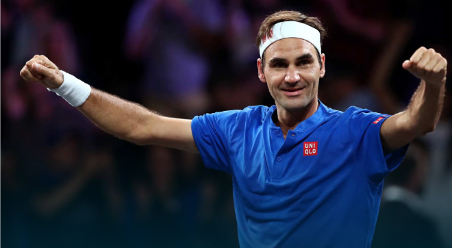 Federer chơi tốt ở trận đánh đơn áp chót tại Laver Cup năm nay