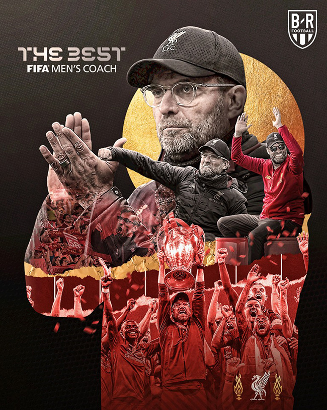 Klopp - Huấn luyện viên xuất sắc nhất năm do FIFA bầu chọn.