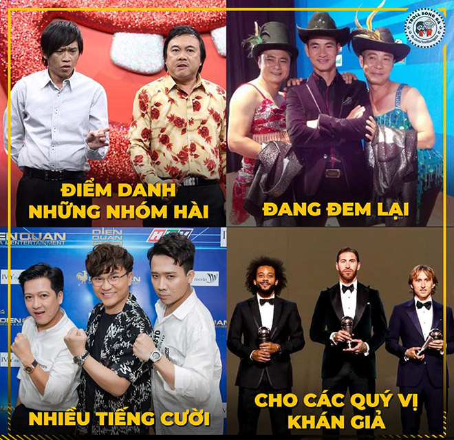 "Nhóm hài" trong đội hình tiêu biểu của FIFA năm 2019.