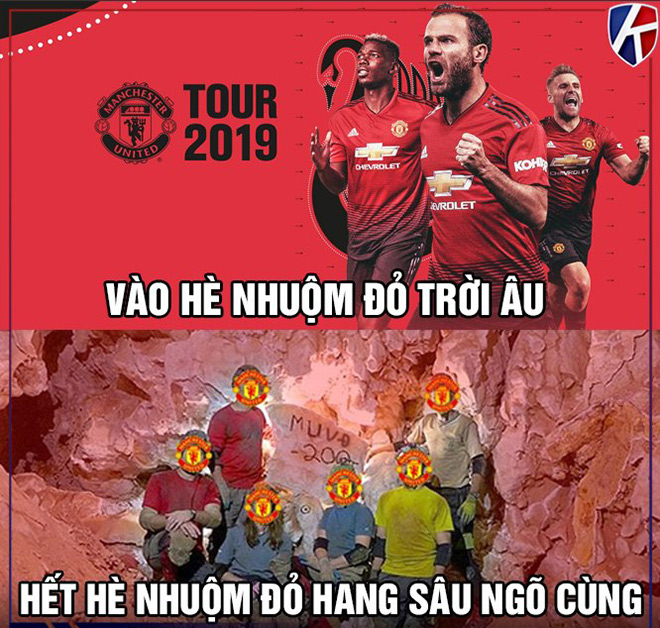 MU nhuộm đỏ ở khắp mọi nơi.