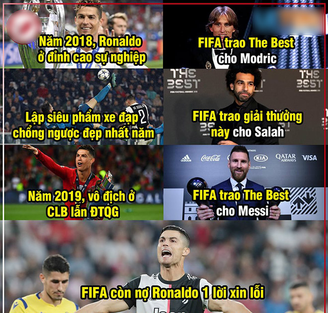 Fan Ronaldo cho là FIFA đang quá "bất công" với anh.