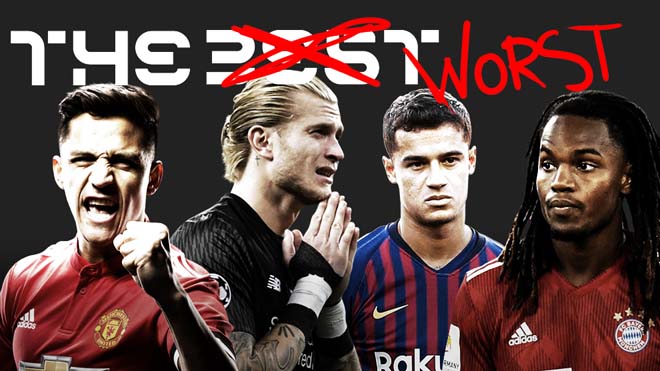 Những cầu thủ tệ nhất thế giới năm 2019: Sanchez, Karius, Coutinho, Renato Sanches