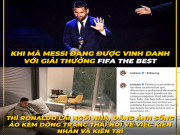 Tranh vui - Dân mạng chế ảnh Messi đoạt FIFA The Best, Ronaldo &quot;hụt hẫng&quot;