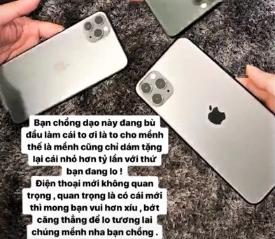 Hòa Minzy "chơi lớn" khi mua ngay 2 chiếc điện thoại vừa ra mắt.