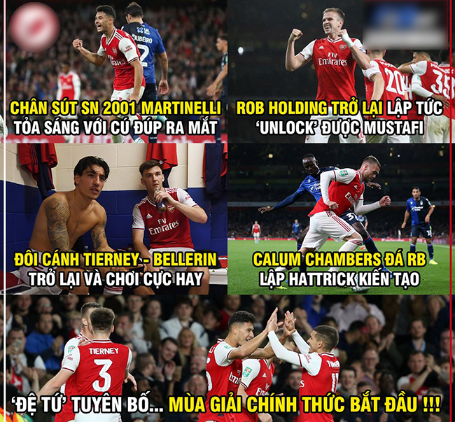 Mùa giải chính thức bắt đầu với Arsenal.