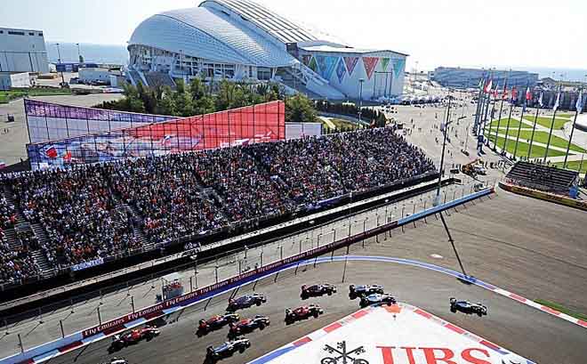 Một góc khu phức hợp và Sochi Autodrom (ảnh internet)