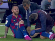 Bóng đá - Messi lại chấn thương: Tin buồn ngày đại hỉ, Barca lo ngay ngáy cúp C1